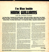 Hank Williams : I'm Blue Inside (LP, Comp, Mono)