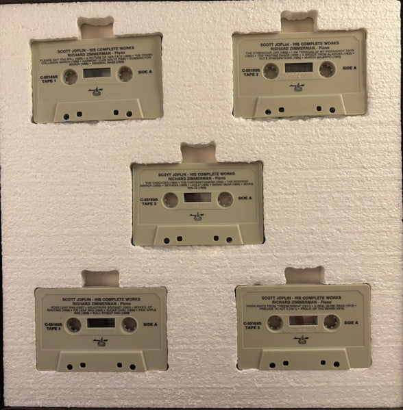 Scott Joplin, Richard Zimmerman : Scott Joplin / His Complete Works (Box, Comp + 5xCass)