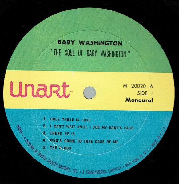 Baby Washington : The Soul Of Baby Washington (LP, Comp)