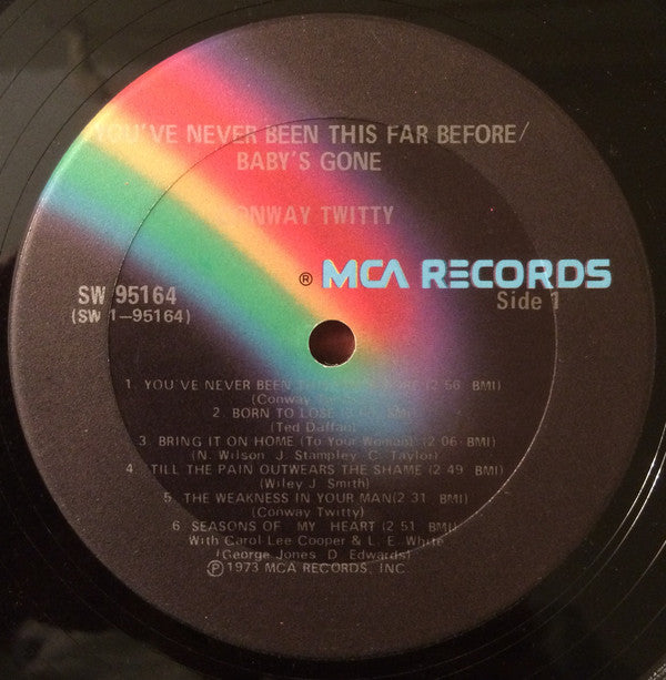 Conway Twitty : You've Never Been This Far Before / Baby's Gone (LP, Album, Ter)