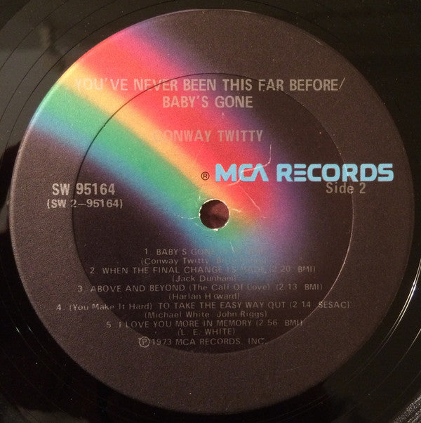 Conway Twitty : You've Never Been This Far Before / Baby's Gone (LP, Album, Ter)