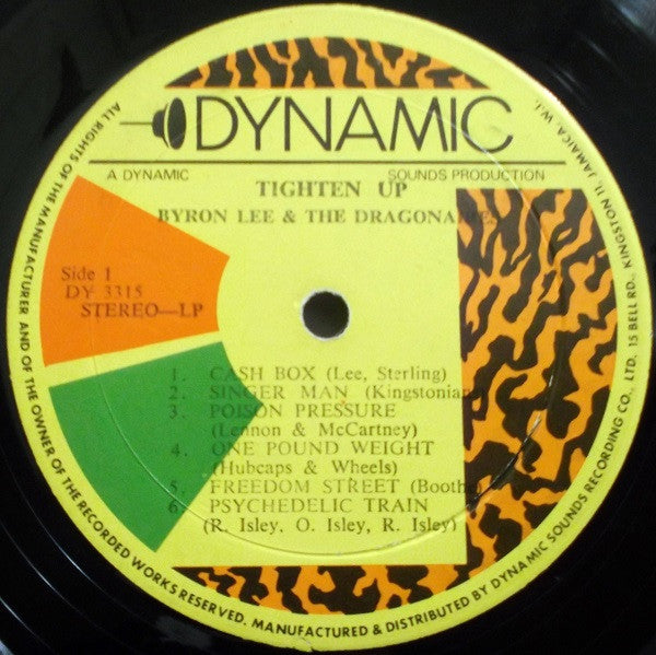 Byron Lee And The Dragonaires : Tighten Up (LP, Album)