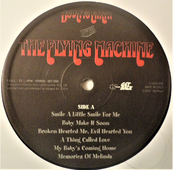 The Flying Machine : Down To Earth With The Flying Machine - The Complete Recordings (2xLP, Album, Mono, RE, RM)