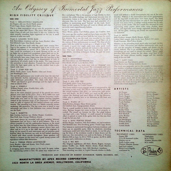 Various : An Odyssey Of Immortal Jazz Performances (LP, Smplr)