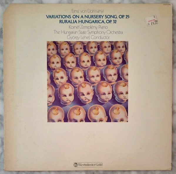Ernst von Dohnányi, Kornél Zemplény, Hungarian State Symphony Orchestra, György Lehel : Variations On A Nursery Song / Ruralia Hungarica (LP, RE)