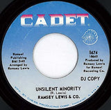 Ramsey Lewis & Co.* : Them Changes / Unsilent Minority (7", Single, Promo, Styrene, Phi)
