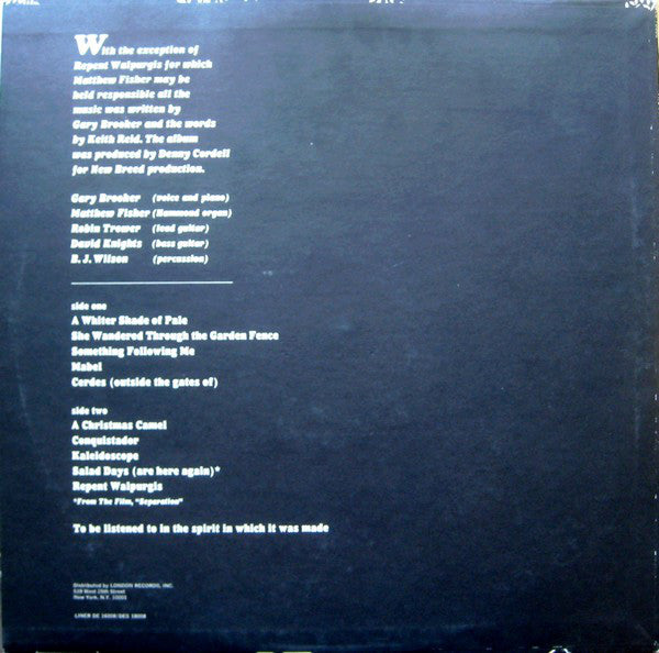 Procol Harum : Procol Harum (LP, Album, Mon)