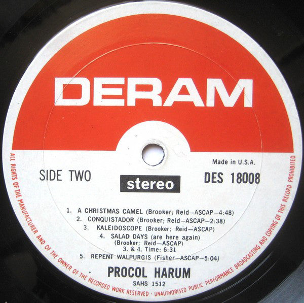 Procol Harum : Procol Harum (LP, Album, Mon)