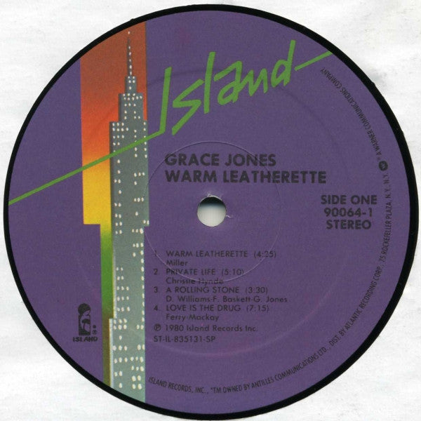 Grace Jones : Warm Leatherette (LP, Album, RE)
