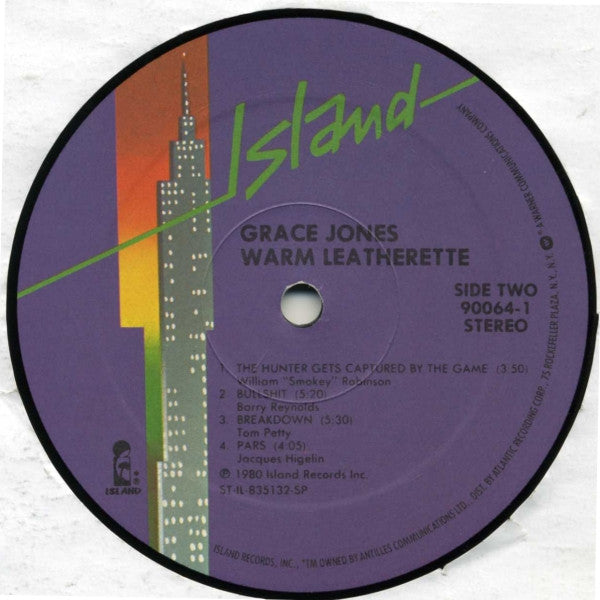 Grace Jones : Warm Leatherette (LP, Album, RE)