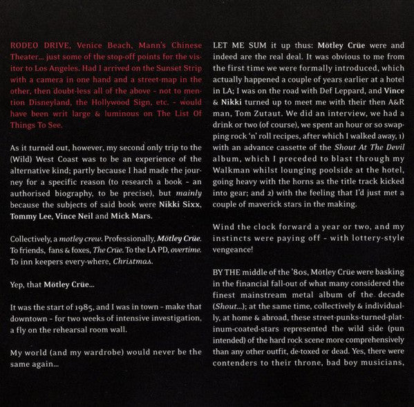 Mötley Crüe : The Best Of Mötley Crüe (CD, Comp, RM, Bla)