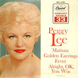 Peggy Lee : Mañana (7", EP, Mono)