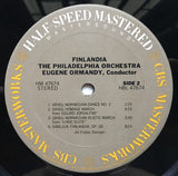 Jean Sibelius / Edvard Grieg / Hugo Alfvén - The Philadelphia Orchestra, Eugene Ormandy : Finlandia (LP, RE, RM)