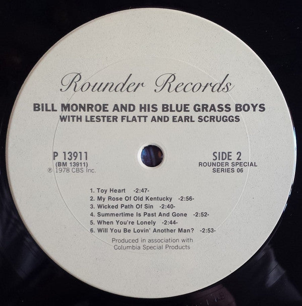 Bill Monroe & His Blue Grass Boys With Flatt & Scruggs : The Original Bluegrass Band (LP, Comp)
