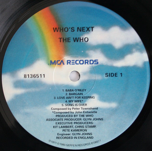 The Who : Who's Next (LP, Album, RE)