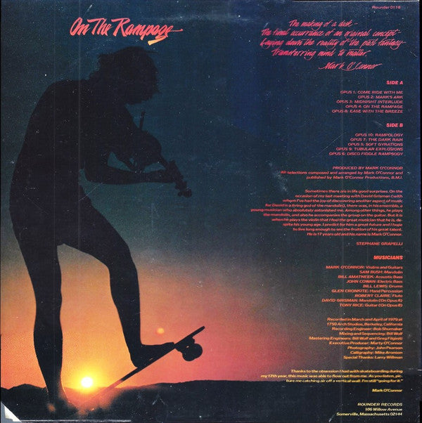 Mark O'Connor : On The Rampage (LP, Album, Wak)