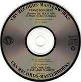 Franz Schubert - Yo-Yo Ma, The Cleveland Quartet : Quintet, Op. 163, D. 956 (In C Major) (CD, Album)