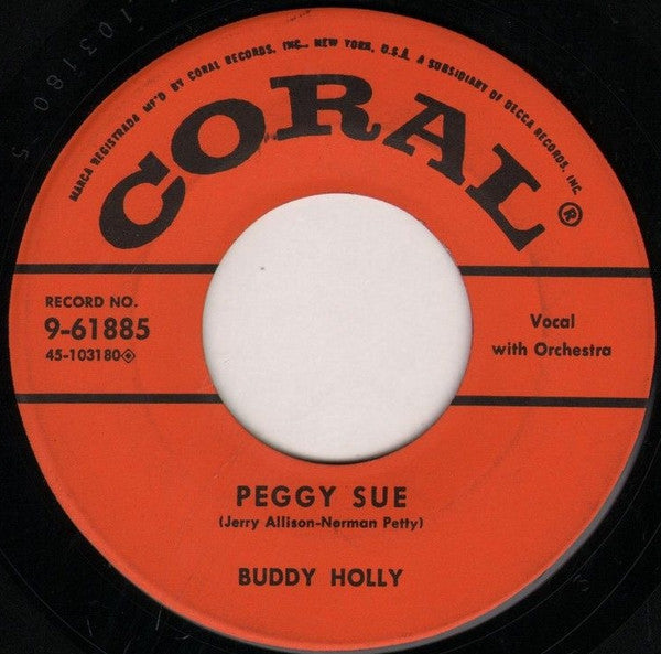Buddy Holly : Everyday / Peggy Sue (7", Single, Ric)