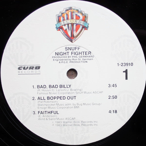 Snuff (7) : Night Fighter (LP, MiniAlbum)