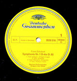 Franz Schubert / Karl Böhm, Berliner Philharmoniker : Franz Schubert Symphonien Nr. 1 & Nr. 2 (LP)