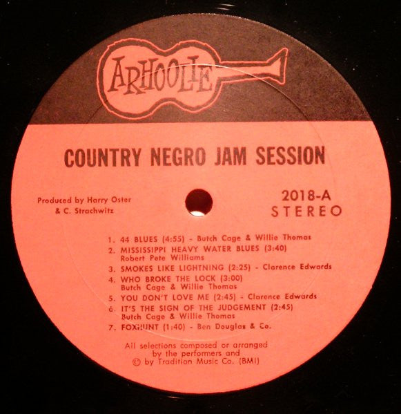 Various : Country Negro Jam Session (LP, Comp)