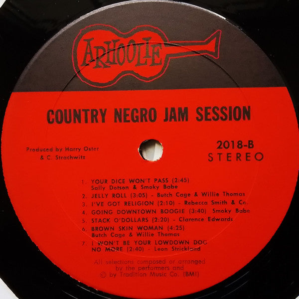 Various : Country Negro Jam Session (LP, Comp)