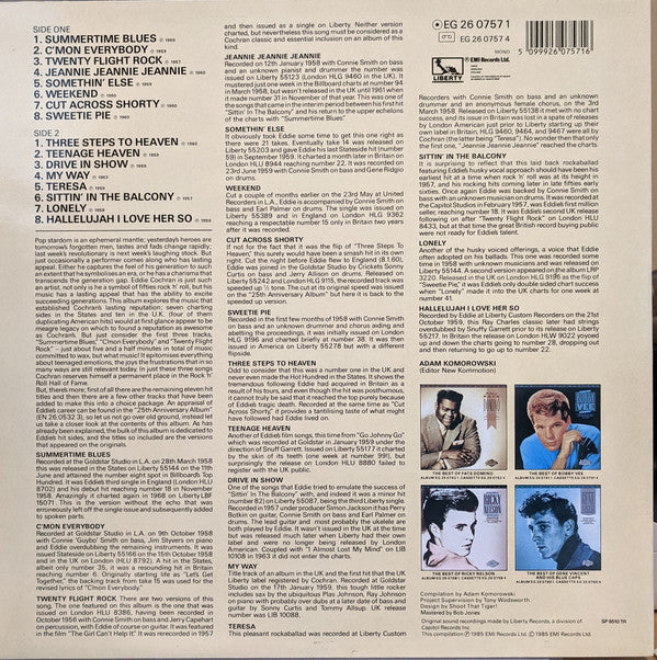 Eddie Cochran : The Best Of (LP, Comp, Mono)