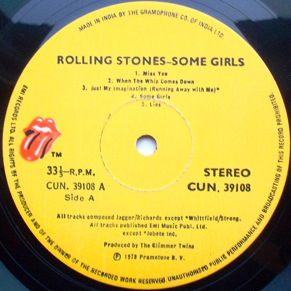 The Rolling Stones : Some Girls (LP, Album)