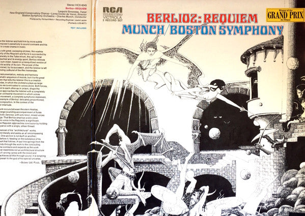 Hector Berlioz - Charles Munch, Boston Symphony Orchestra : Requiem (2xLP, RE)