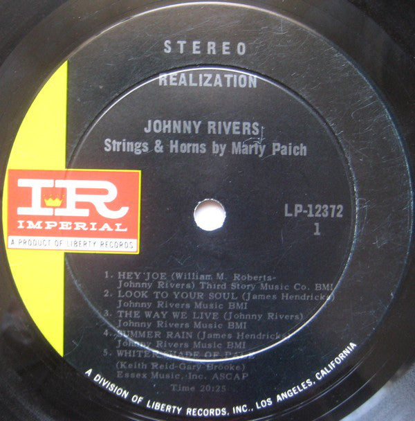 Johnny Rivers : Realization (LP, Album, Ind)
