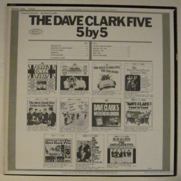 The Dave Clark Five : 5 By 5 (LP, Album)