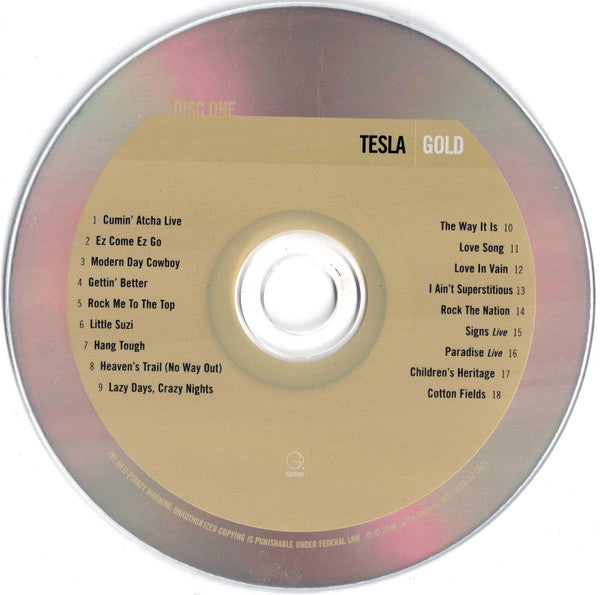 Tesla : Gold (2xCD, Comp)