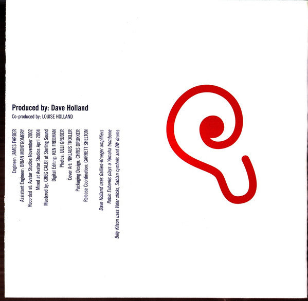 Dave Holland Big Band : Overtime (CD, Album)