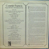Connie Francis : Sings The All Time International Hits (LP, Album, Mono)