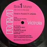 Arturo Toscanini And NBC Symphony Orchestra : Verdi And Rossini Overtures (LP, Comp)