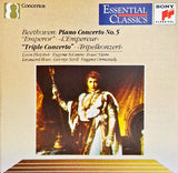 Ludwig van Beethoven : Piano Concerto No. 5 "Emperor" / "Triple Concerto" (CD, Comp)