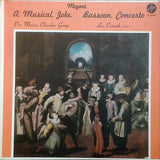 Wolfgang Amadeus Mozart / Vienna Pro Musica Orchestra / Leo Cermak : A Musical Joke  Bassoon Concerto (LP)