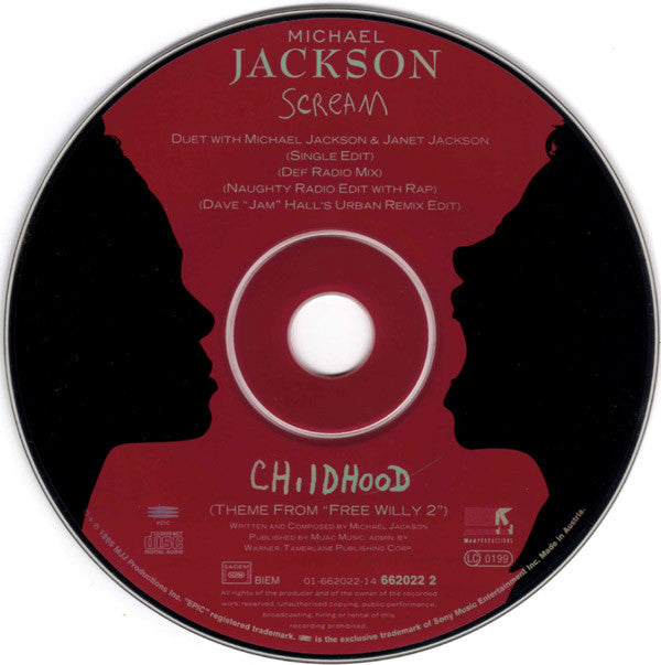 Michael Jackson : Scream (CD, Maxi)