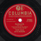 Count Basie Orchestra : Fla-Ga-La-Pa / Mutton-Leg (Shellac, 10")