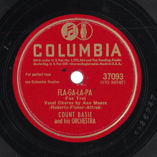 Count Basie Orchestra : Fla-Ga-La-Pa / Mutton-Leg (Shellac, 10")