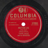 Count Basie Orchestra : Fla-Ga-La-Pa / Mutton-Leg (Shellac, 10")