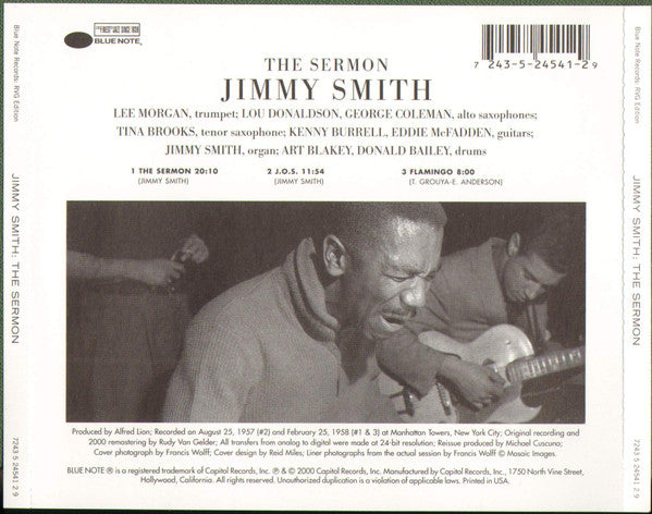 Jimmy Smith : The Sermon! (CD, Album, RE, RM)