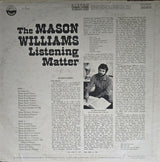 Mason Williams : The Mason Williams Listening Matter (LP, Album, RE)