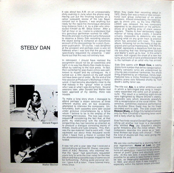 Steely Dan : Aja (LP, Album, RP, Ter)