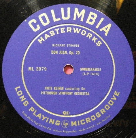 Richard Strauss / The Cleveland Orchestra, George Szell / Fritz Reiner Conducting Pittsburgh Symphony Orchestra : Till Eulenspiegel's Merry Pranks / Don Juan (10", Mono)