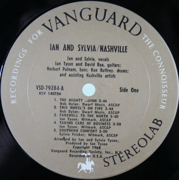 Ian & Sylvia : Nashville (LP, Album)