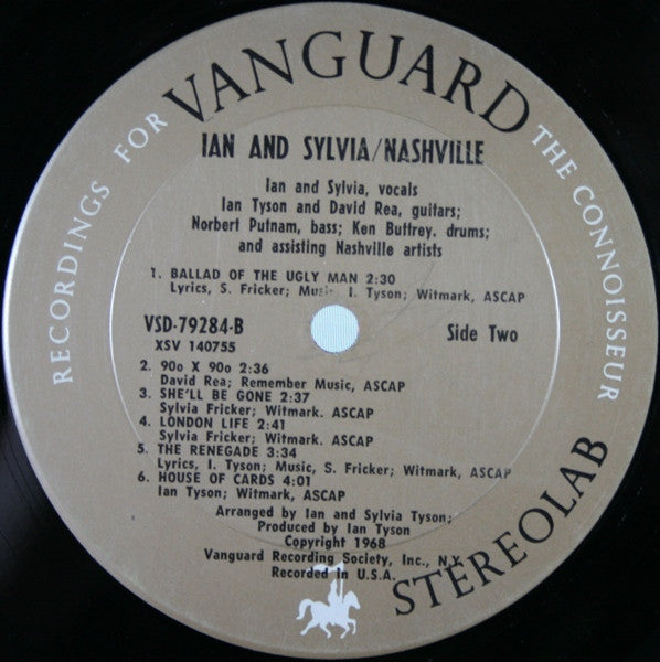 Ian & Sylvia : Nashville (LP, Album)