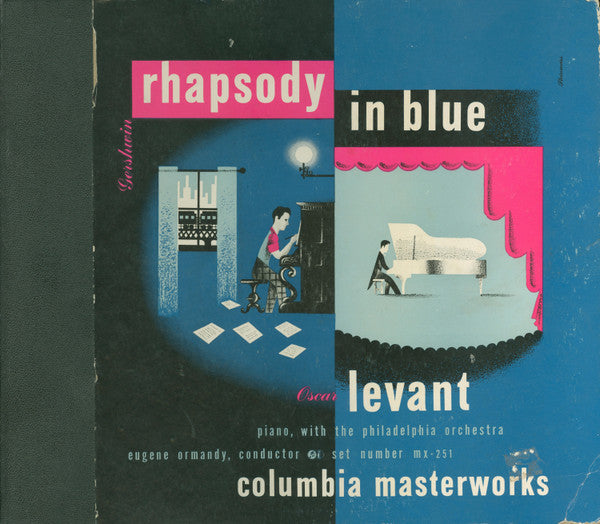 George Gershwin / Oscar Levant : Rhapsody In Blue (2xShellac, 12", Album, RP)