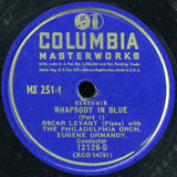 George Gershwin / Oscar Levant : Rhapsody In Blue (2xShellac, 12", Album, RP)