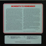 Various : Moments To Remember Dedicated To The Songs You Love (LP, Comp)